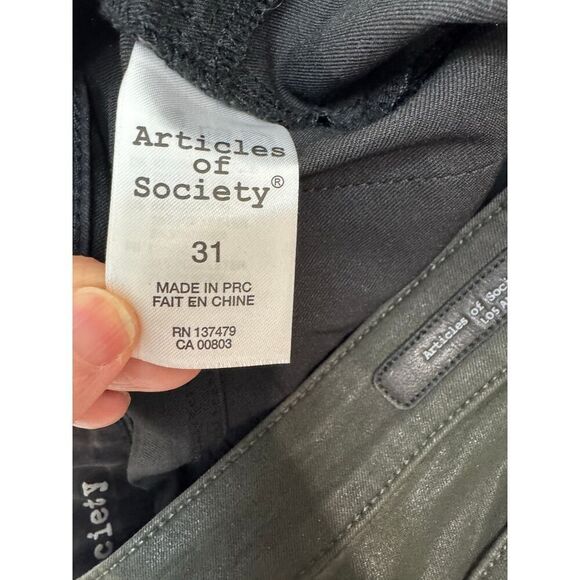 NWT Articles of Society Sarah Raw Hem Skinny Jeans Taggart - Size 31 - Picture 10 of 11